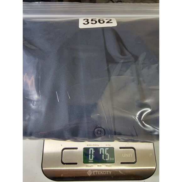 Men's Ted Baker Navy Blue Long Sleeve Button Shirt - Medium 15-15.5 - Picture 8 of 8